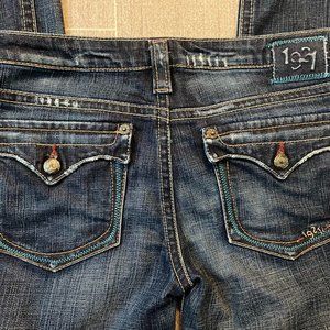1921 Western Glove Works Bootcut Low Rise Jeans